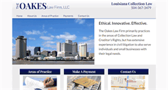 Desktop Screenshot of oakeslaw.com